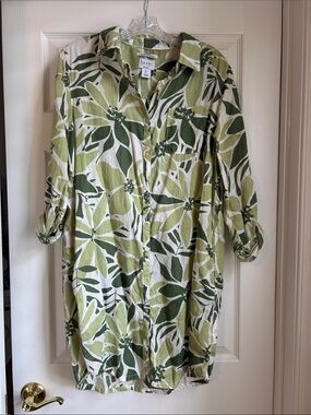 Nicole Miller New York linen dress-Sz L